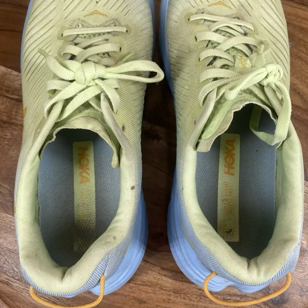 Hoka One One Rincon 3 Butterfly Summer Song Womens Green Size 7.5 Running Shoes